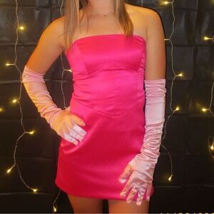 Forever 21 Strapless Pink Dress